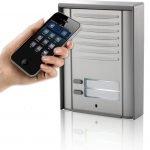 The device is a GSM 4G VoLTE intercom unit which as a cell phone can call the owner’s mobile or landline phone. By pressing the call button it makes the voice connection in a few seconds, just like when talking via a conventional intercom system. This way it makes possible for the owner to receive the visitor’s calls and talk to them at anytime and anywhere, even when not at home, GSM Intercom